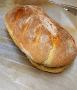 Pão feito na Calábria com receitas da avó de um amigo da padeira.