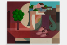 Caju laden Frame, 2024 - acrílica sobre tela, 120 x 150 cm. Fotos: Divulgação.